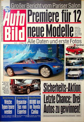 Deckblatt Auto Bild (41/1990)